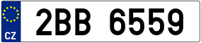 Truck License Plate